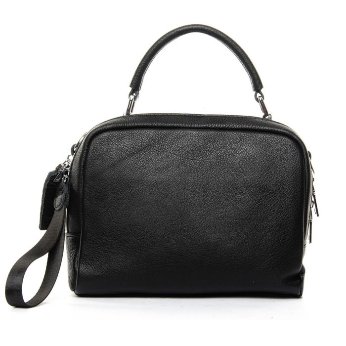 Жіноча шкіряна сумка класична ALEX RAI 02-09 12-8731-9 black купити недорого в Ти Купи
