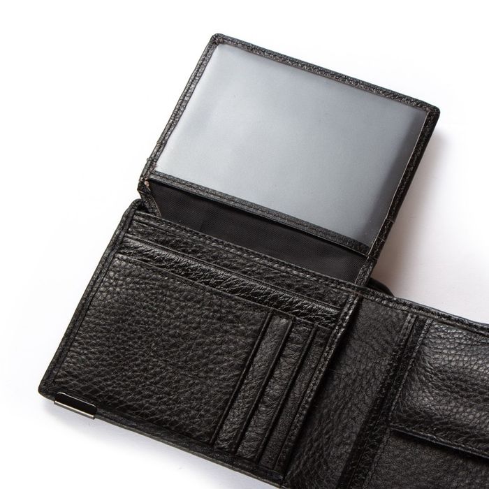 Чоловічий шкіряний гаманець BE BRETTON 168-83 black купити недорого в Ти Купи