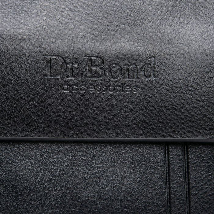 Сумка чоловіча Планшет позов-шкіра DR. BOND GL 210-0 black купити недорого в Ти Купи