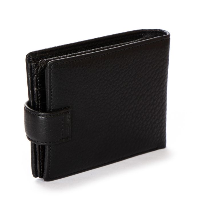 Чоловічий шкіряний гаманець BE BRETTON 168-83 black купити недорого в Ти Купи