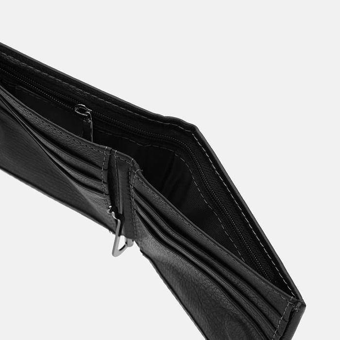 Мужское кожаное портмоне Ricco Grande K1555-15bl-black купить недорого в Ты Купи