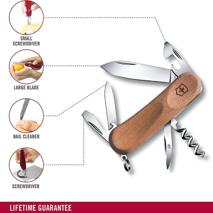 Складной нож Victorinox EVOWOOD 10 2.3801.63 купить недорого в Ты Купи