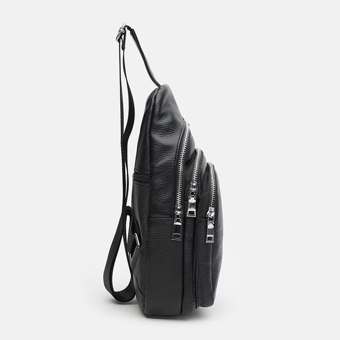 Мужской кожаный рюкзак Keizer K11613bl-black купить недорого в Ты Купи