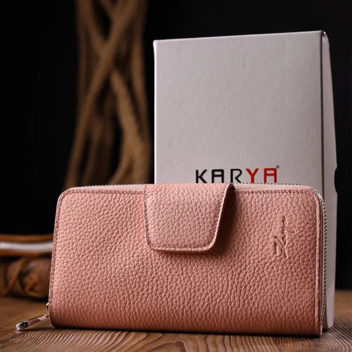 Жіночий гаманець зі шкіри KARYA 21158 купити недорого в Ти Купи