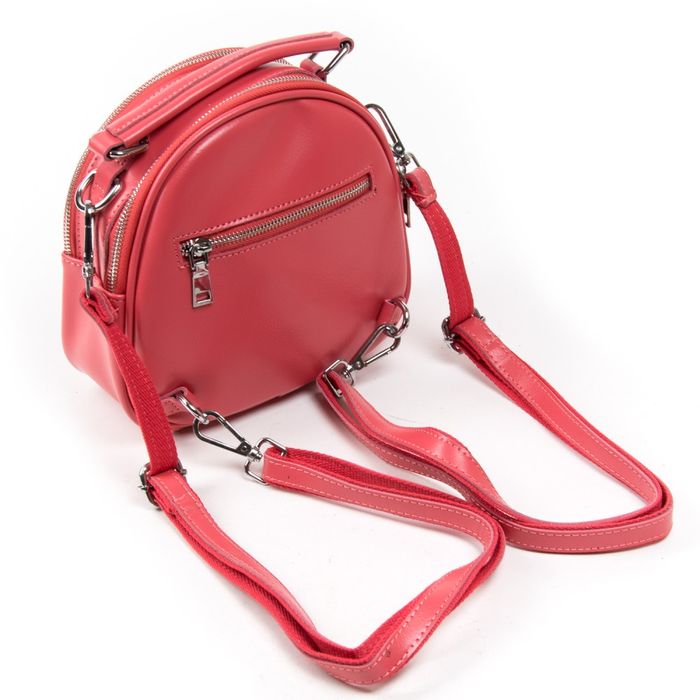 Жіночий шкіряний рюкзак ALEX RAI 03-02 339 scarlet купити недорого в Ти Купи