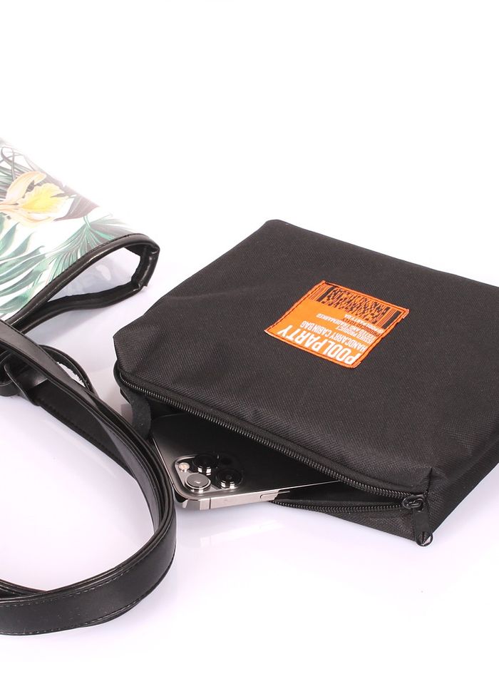 Летняя текстильная сумкас косметичкой POOLPARTY resort-jungle купить недорого в Ты Купи