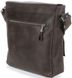 Чоловіча шкіряна сумка SHVIGEL 00886 Темно-коричневий