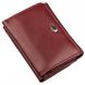Женский бордовый кошелёк из натуральной кожи ST Leather 18885
