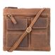 Коричнева шкіряна сумка Visconti 18608 Slim Bag (Oil Tan)