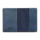 Синяя обложка для паспорта из кожи HiArt PC-02 Mehendi Art Синий