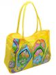Женская желтая Летняя пляжная сумка Podium /1327 yellow купить недорого в Ты Купи