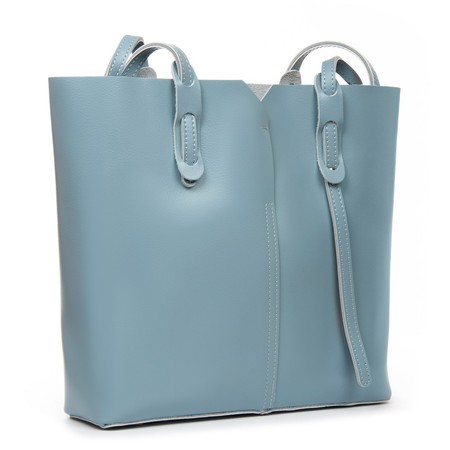 Женская кожаная сумка классическая ALEX RAI R9341 L-blue купить недорого в Ты Купи