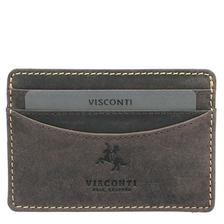 Мужская визитница Visconti Slim VSL-25 OIL BRN c защитой RFID купить недорого в Ты Купи