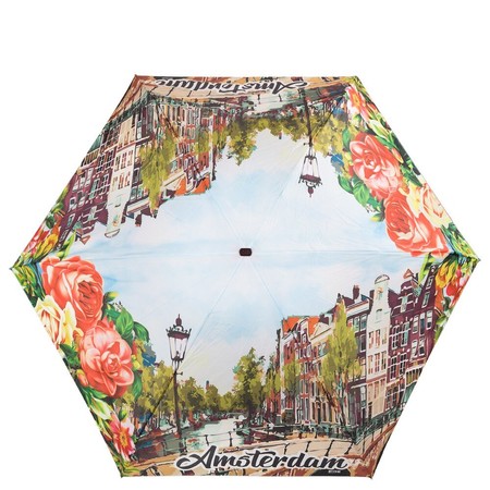 Жіноча компактна полегшена механічна парасолька LAMBERTI z75119-1877 купити недорого в Ти Купи