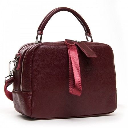 Женская кожаная сумка классическая ALEX RAI 01-12 12-8731-9 wine-red купить недорого в Ты Купи