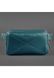 Жіноча шкіряна поясна сумка BlankNote Dropbag Maxi зелена Krast BN-BAG-20-MALACHITE