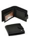 Чоловічий чорний гаманець зі штучної шкіри Sergio Torretti M3 black