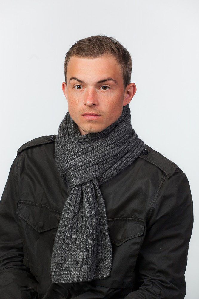 Мужской шарф из шерсти Caskona ALASKA 2 CS 21703 купить недорого в Ты Купи
