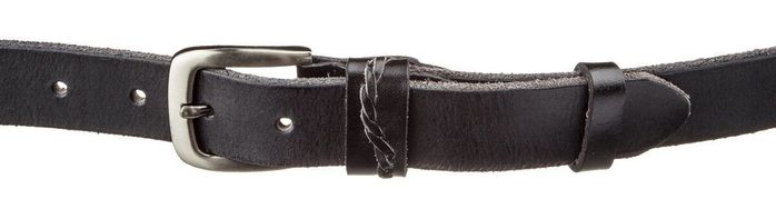 Мужской кожаный чёрный ремень Vintage 20123 купить недорого в Ты Купи