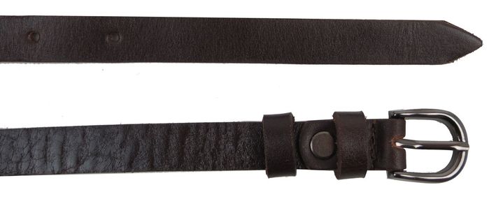 Женский кожаный ремень Skipper 1409-15 темно-коричневый купить недорого в Ты Купи