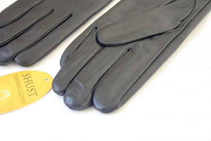 Женские кожаные перчатки Shust Gloves чёрные 369s1 S купить недорого в Ты Купи