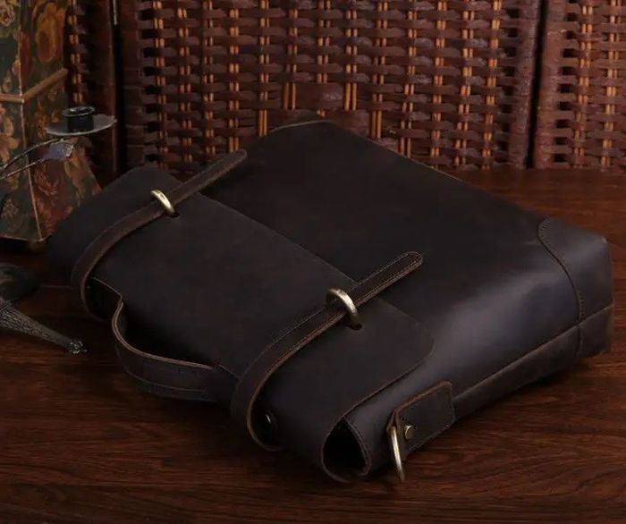 Мужской кожаный портфель Vintage 14237 купить недорого в Ты Купи