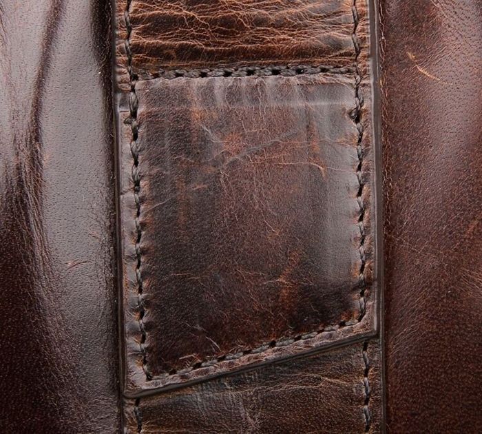 Чоловіча шкіряна сумка Vintage 14620 Коричневий купити недорого в Ти Купи
