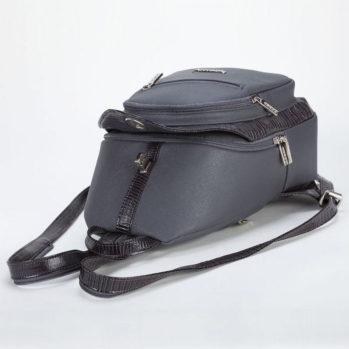 Серый - Стильный женский рюкзак из искусственной кожи Dolly 349 серый купить недорого в Ты Купи