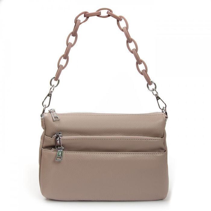 Женская кожаная сумка ALEX RAI 3011 light khaki купить недорого в Ты Купи