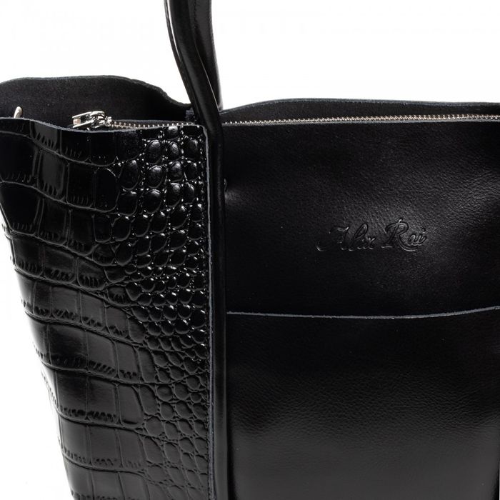 Жіноча шкіряна сумка класична ALEX RAI 03-09 13-9710 black купити недорого в Ти Купи