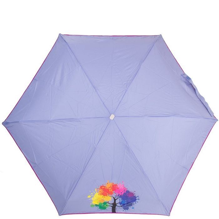 Женский серо-синий облегченный компактный механический зонт NEX купить недорого в Ты Купи