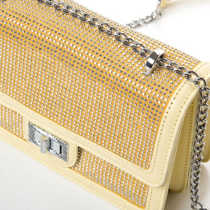 Жіноча сумочка зі шкірозамінника FASHION 22 20221 yellow купити недорого в Ти Купи