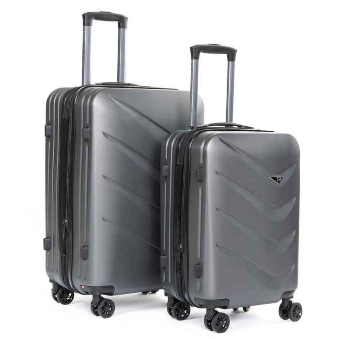 Комплект валіз 2/1 ABS-пластик PODIUM 8340 grey змійка 32085 купити недорого в Ти Купи