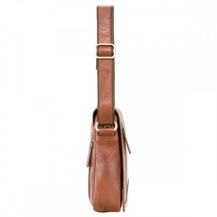 Мужская кожаная сумка Visconti S7 Messenger Bag A5 Lee (Tan) купить недорого в Ты Купи