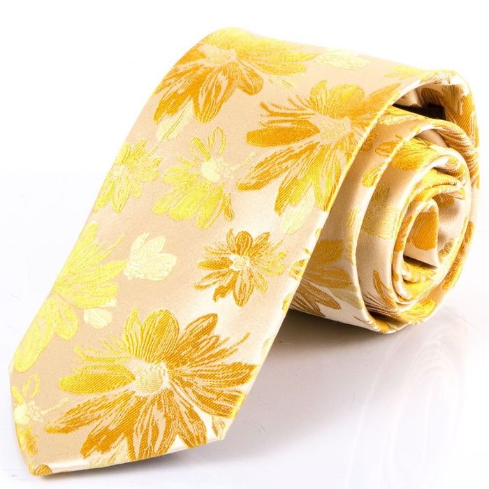 Краватка чоловіча жовтий шовковий SCHONAU and HOUCKEN fareshs-13 купити недорого в Ти Купи