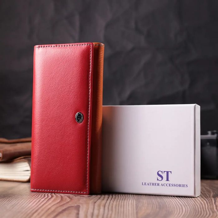 Шкіряний жіночий гаманець ST Leather 22518 купити недорого в Ти Купи