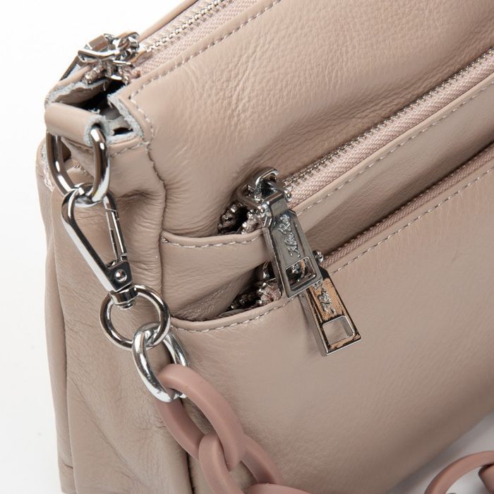 Женская кожаная сумка ALEX RAI 3011 light khaki купить недорого в Ты Купи