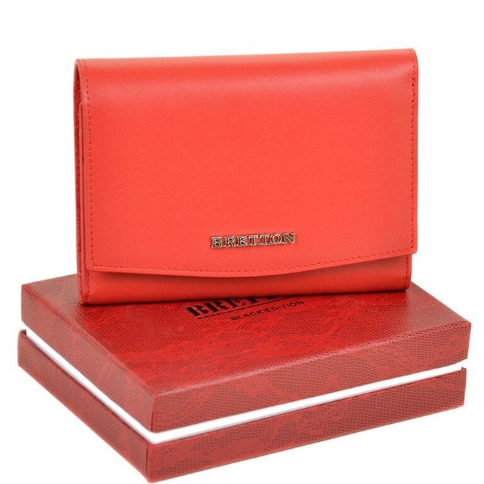 Шкіряний гаманець Color Bretton W5458 red купити недорого в Ти Купи