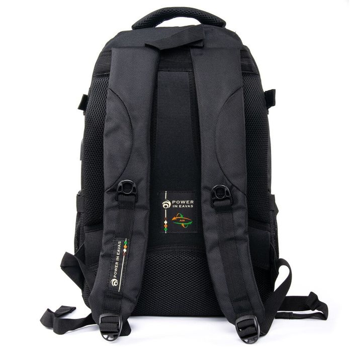 Рюкзак для ноутбука з USB Power In Eavas 9628 black купити недорого в Ти Купи