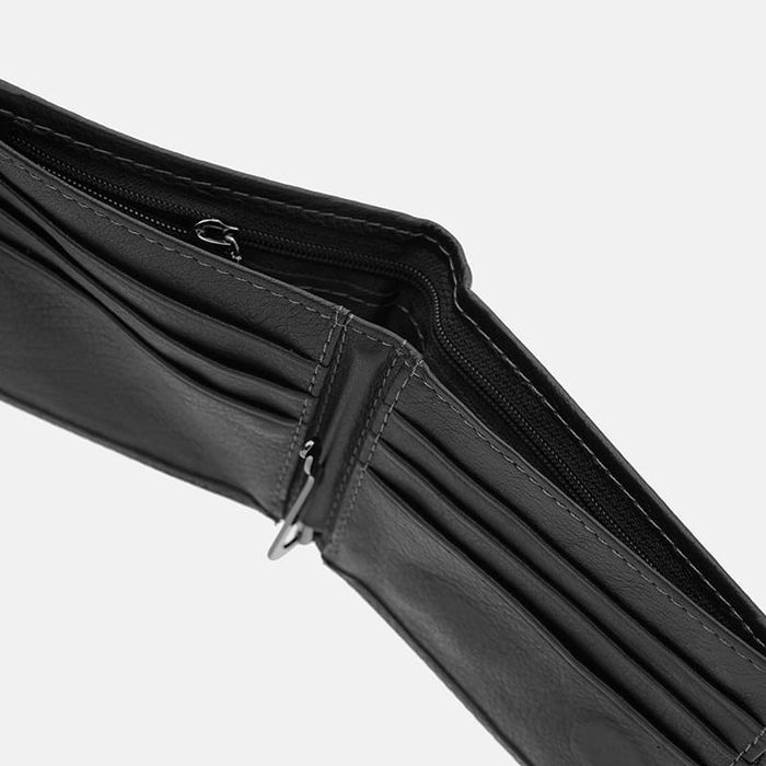 Чоловічий шкіряний портмоне Ricco Grande K1555-12bl-black купити недорого в Ти Купи