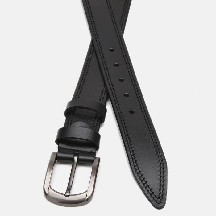 Мужской кожаный ремень Borsa Leather Cv1gnn15-125 купить недорого в Ты Купи