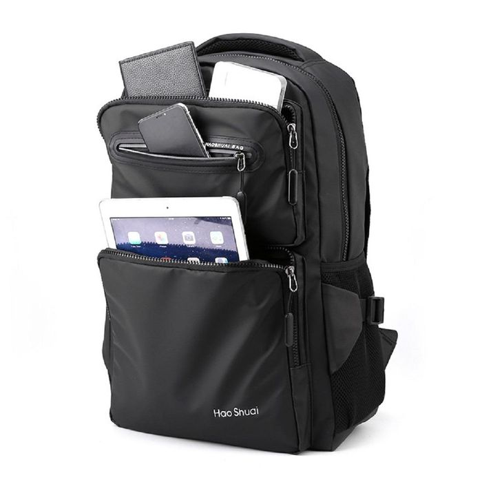 Текстильный черный рюкзак Confident AT08-3408A купить недорого в Ты Купи