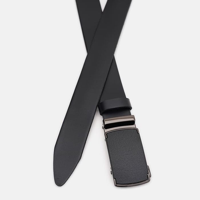 Мужской кожаный ремень Borsa Leather 125v1genav26-black купить недорого в Ты Купи