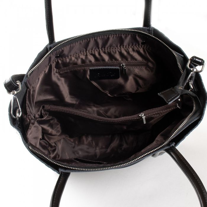Женская кожаная сумка классическая ALEX RAI 03-09 13-9710 black купить недорого в Ты Купи