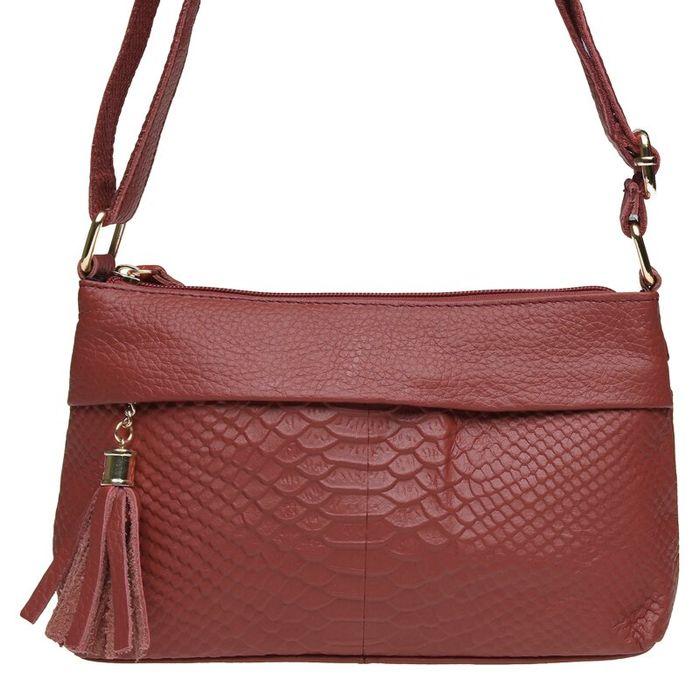 Жіноча шкіряна сумка Keizer K11181-red купити недорого в Ти Купи