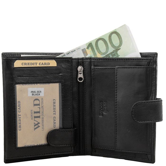 Шкіряний гаманець ALWAYS WILD DNKN4L-SCR3117-bl купити недорого в Ти Купи