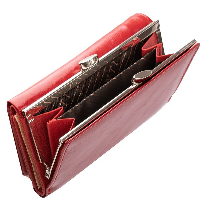 Жіночий шкіряний гаманець Lorenti DNKL 55020-BPR-RED купити недорого в Ти Купи