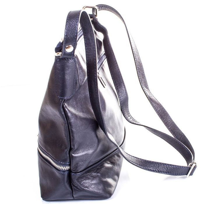 Жіноча синя шкіряна сумка ETERNO купити недорого в Ти Купи