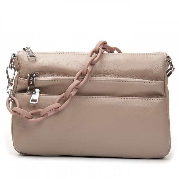 Женская кожаная сумка ALEX RAI 3011 light khaki купить недорого в Ты Купи