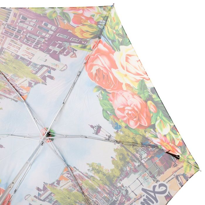 Жіноча компактна полегшена механічна парасолька LAMBERTI z75119-1877 купити недорого в Ти Купи